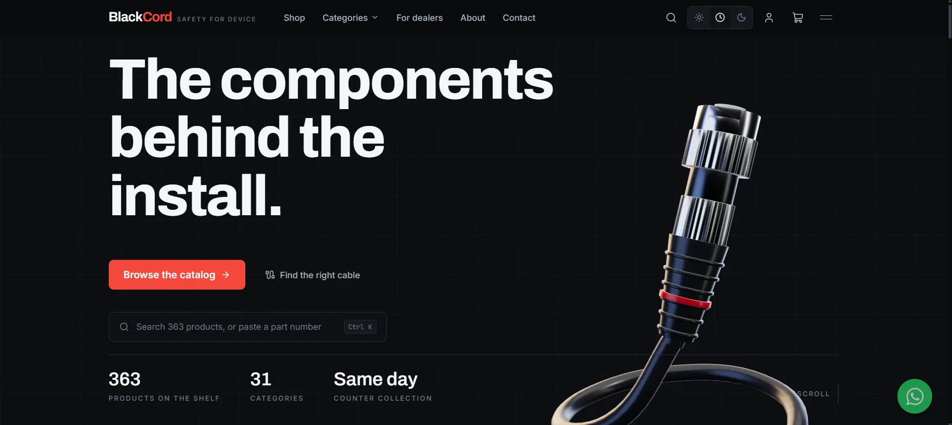 BlackCord website preview